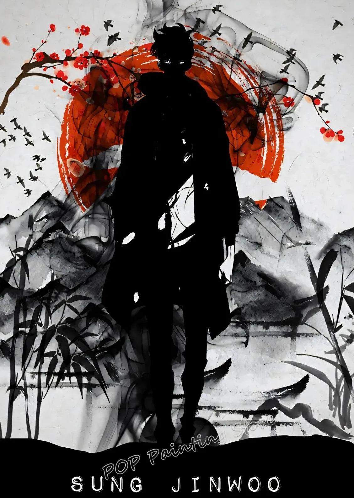 Solo Inspired Anime Wall Art Canvas