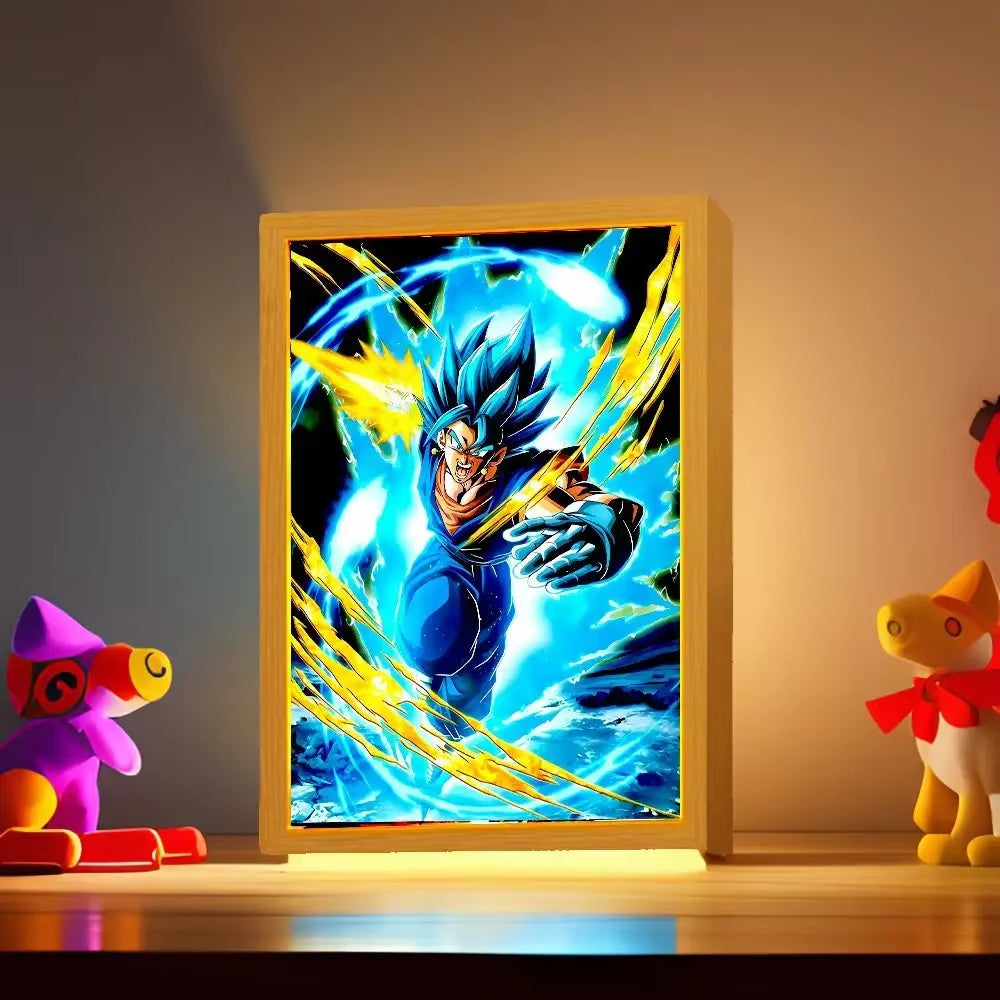 Anime Dragon Ball Z Light Painting
