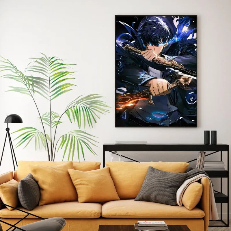 Solo Inspired Anime Wall Art Canvas