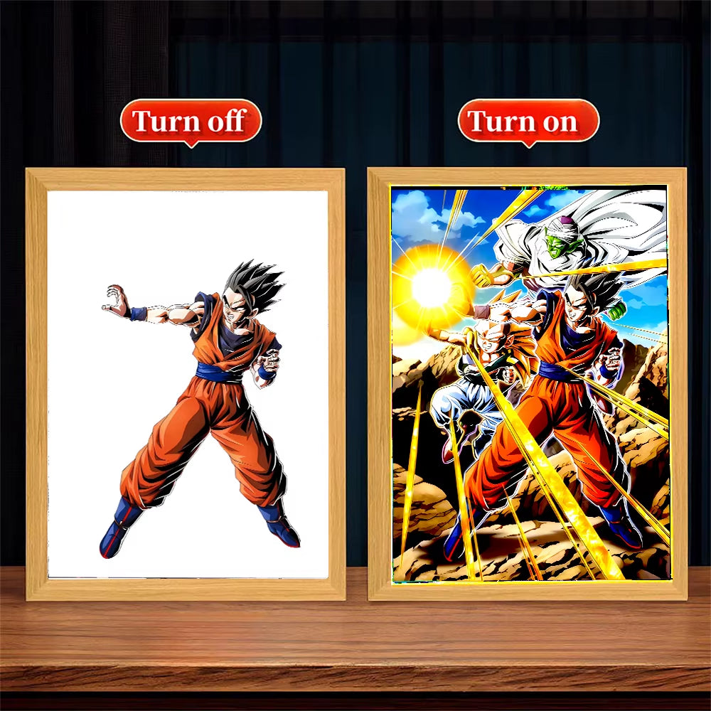 Anime Dragon Ball Z Light Painting