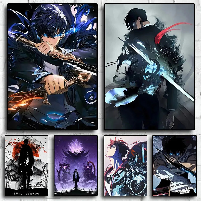 Solo Inspired Anime Wall Art Canvas