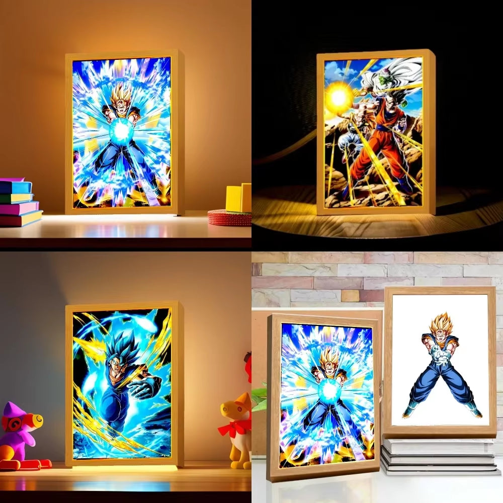 Anime Dragon Ball Z Light Painting