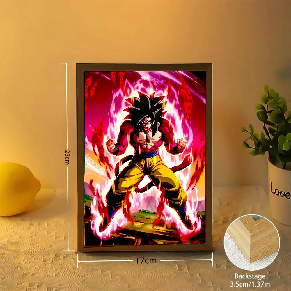 Anime Dragon Ball Z Light Painting