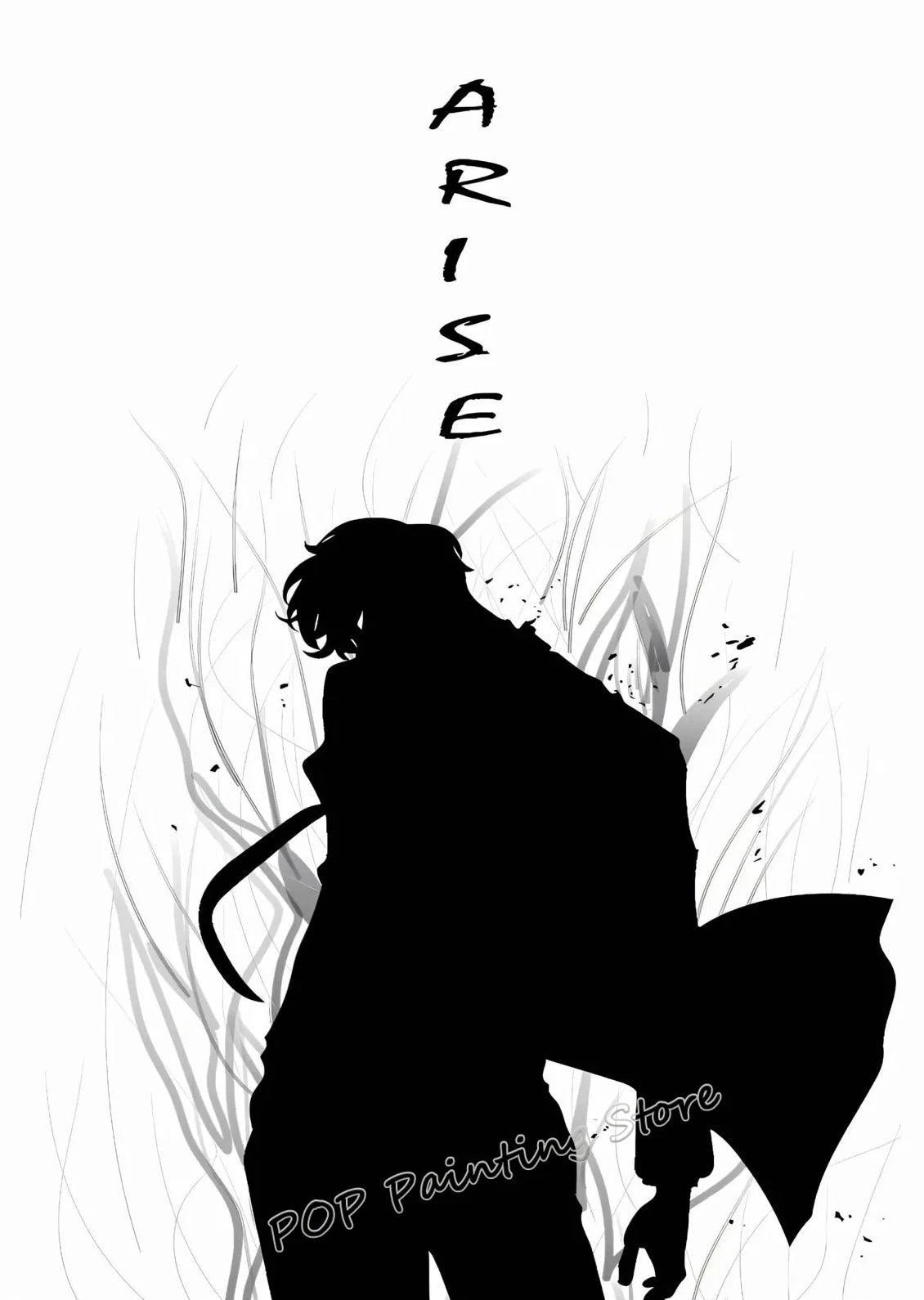 Solo Inspired Anime Wall Art Canvas