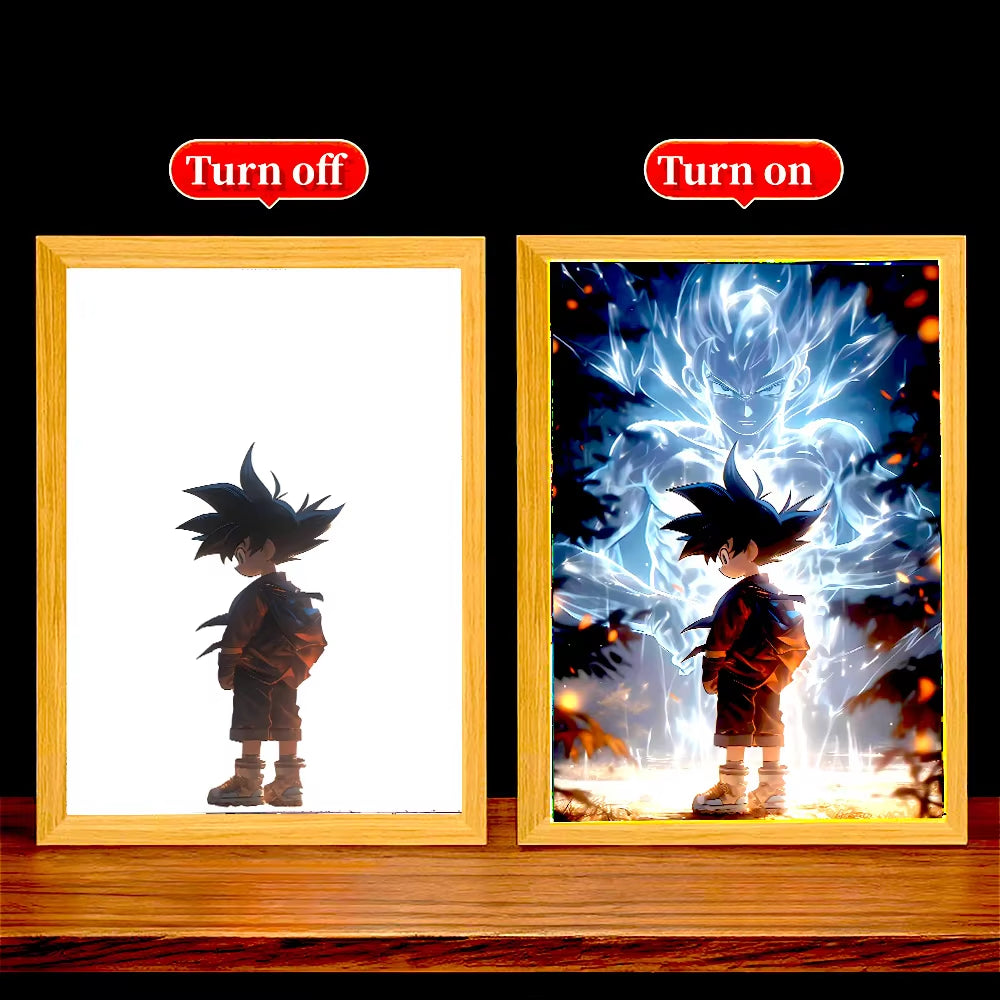 Anime Dragon Ball Z Light Painting