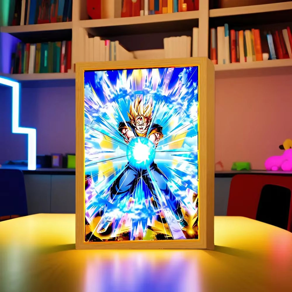Anime Dragon Ball Z Light Painting