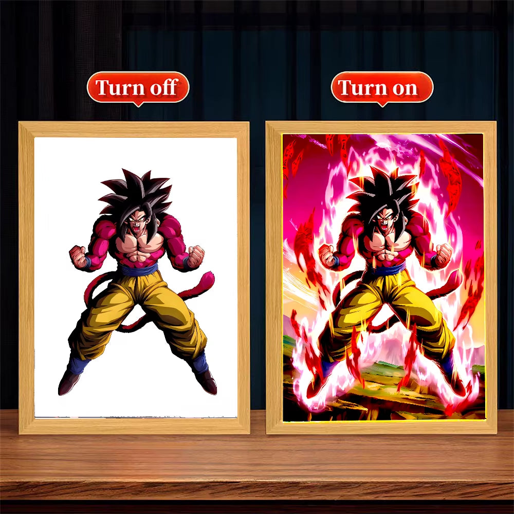 Anime Dragon Ball Z Light Painting