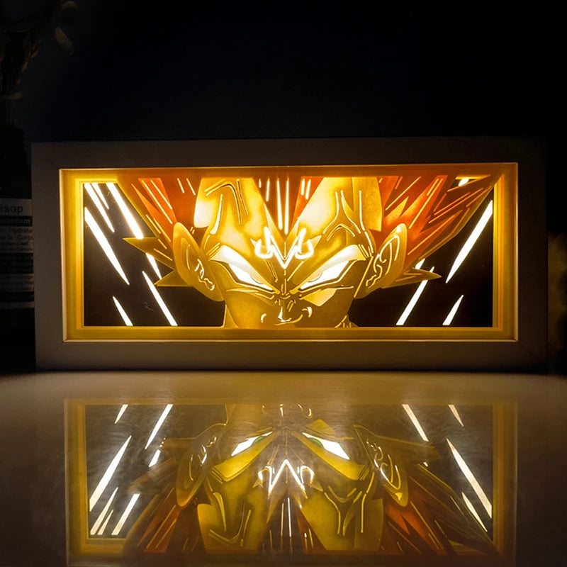 Remote Control Anime Paper Carving Box Light 