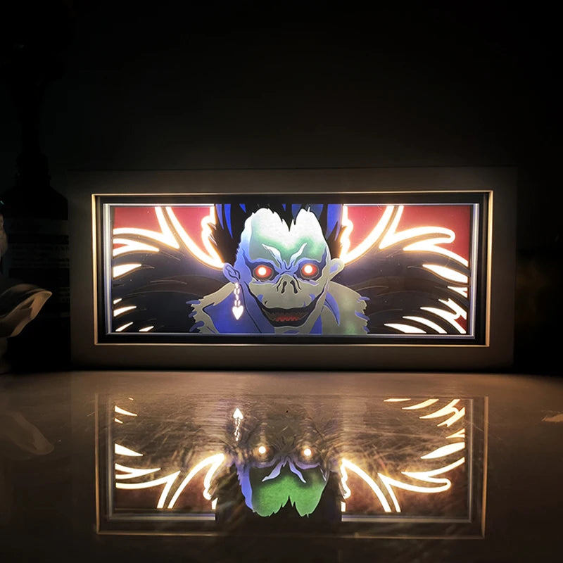 Remote Control Anime Paper Carving Box Light 