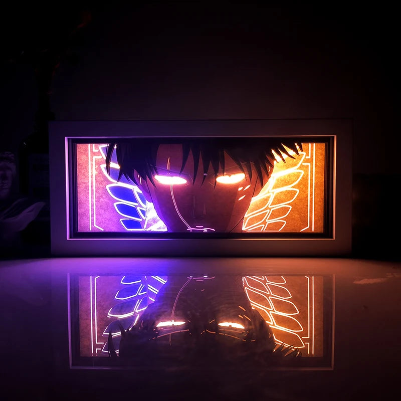 Remote Control Anime Paper Carving Box Light 
