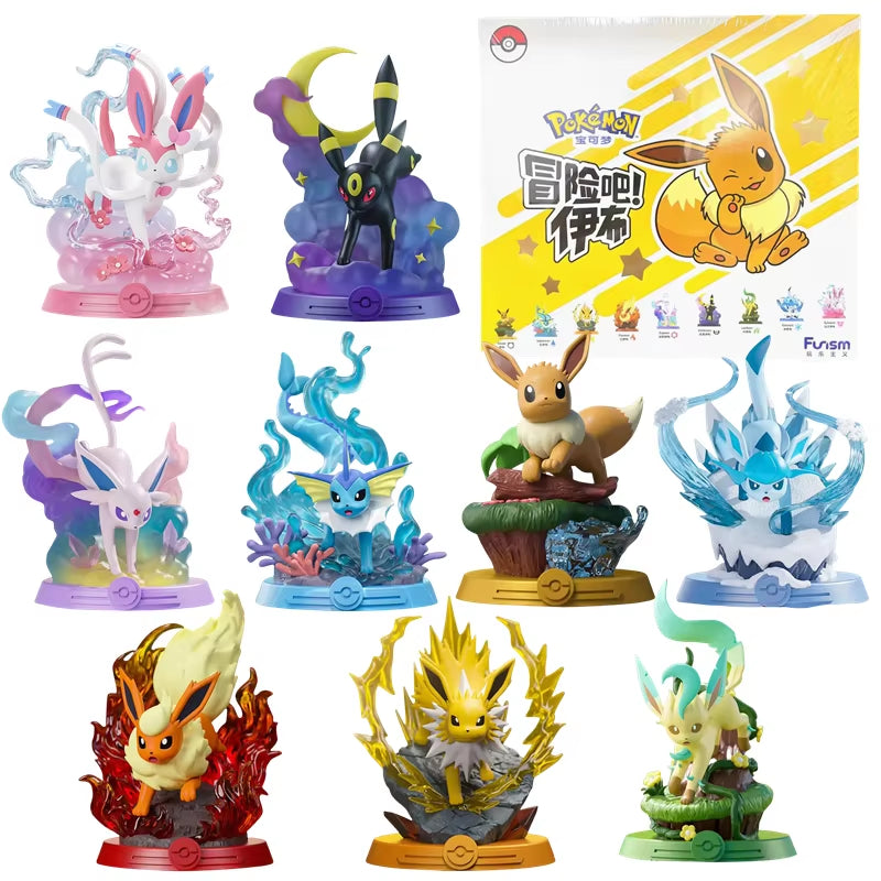 9 Style Pokemon Figures