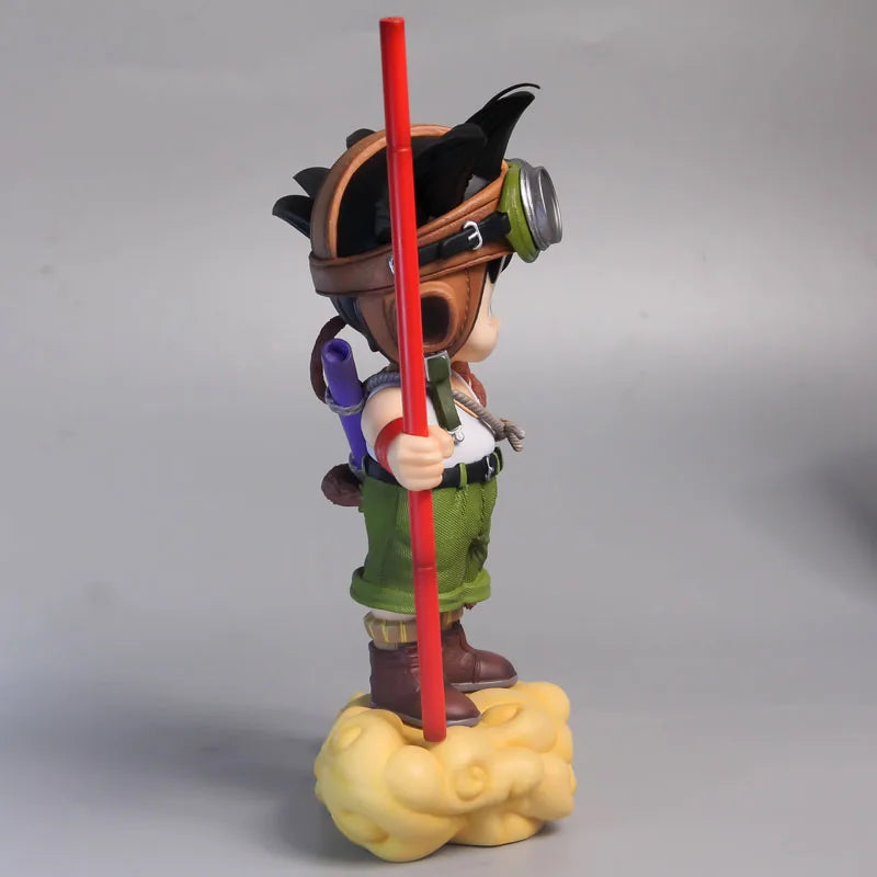 Anime Dragon Ball Son Goku Figure with Monkey Kid