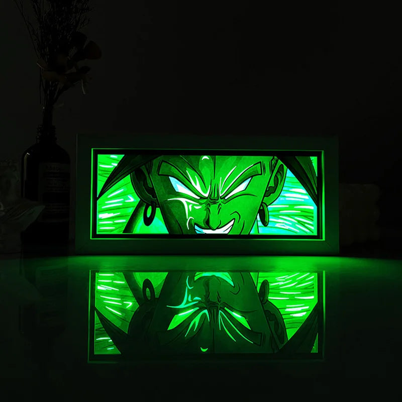Remote Control Anime Paper Carving Box Light 