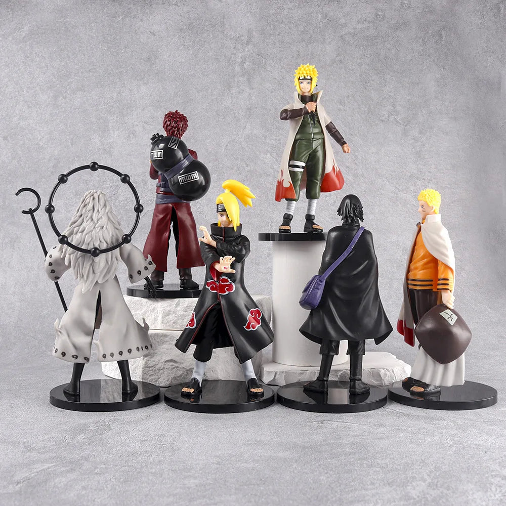Anime Naruto Sasuke Gaara Action Figure 