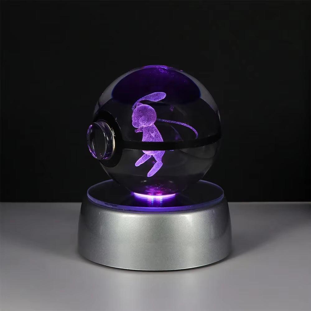 Anime Pokemon 3D Crystal Ball