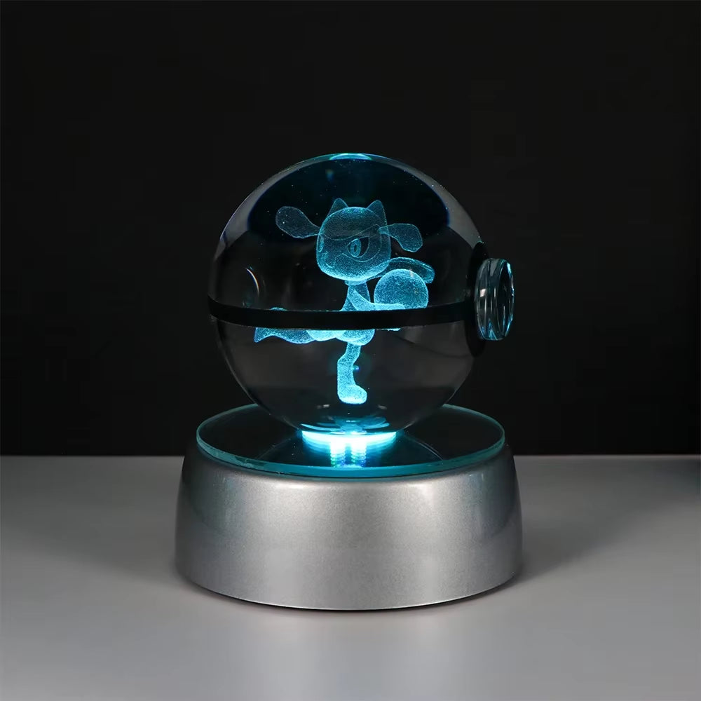 Anime Pokemon 3D Crystal Ball
