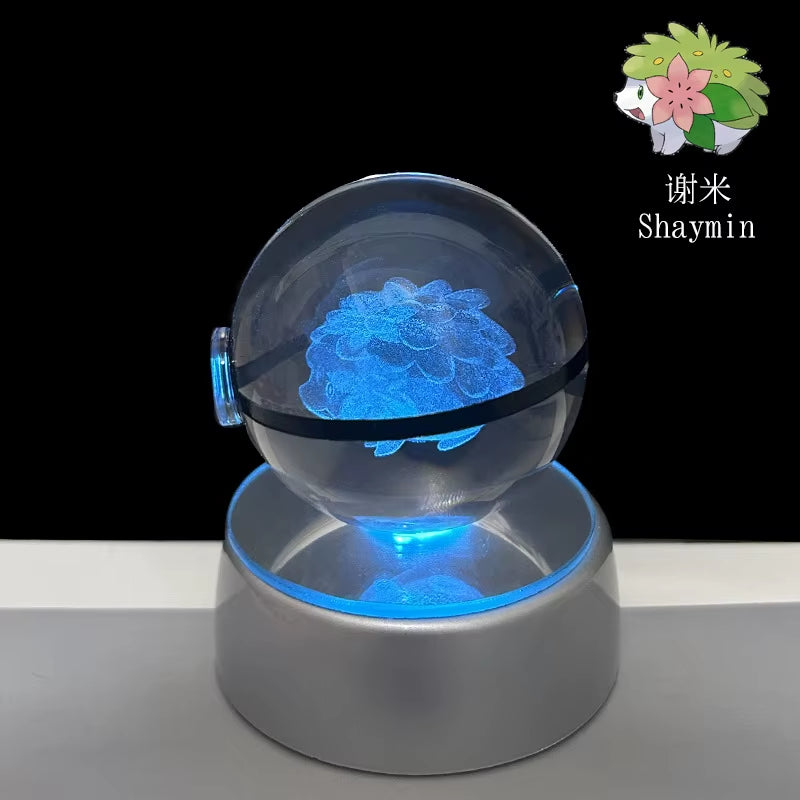 Anime Pokemon 3D Crystal Ball