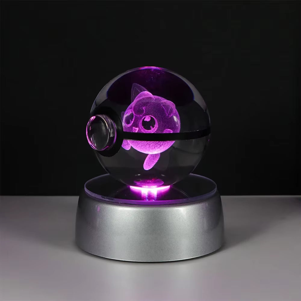 Anime Pokemon 3D Crystal Ball