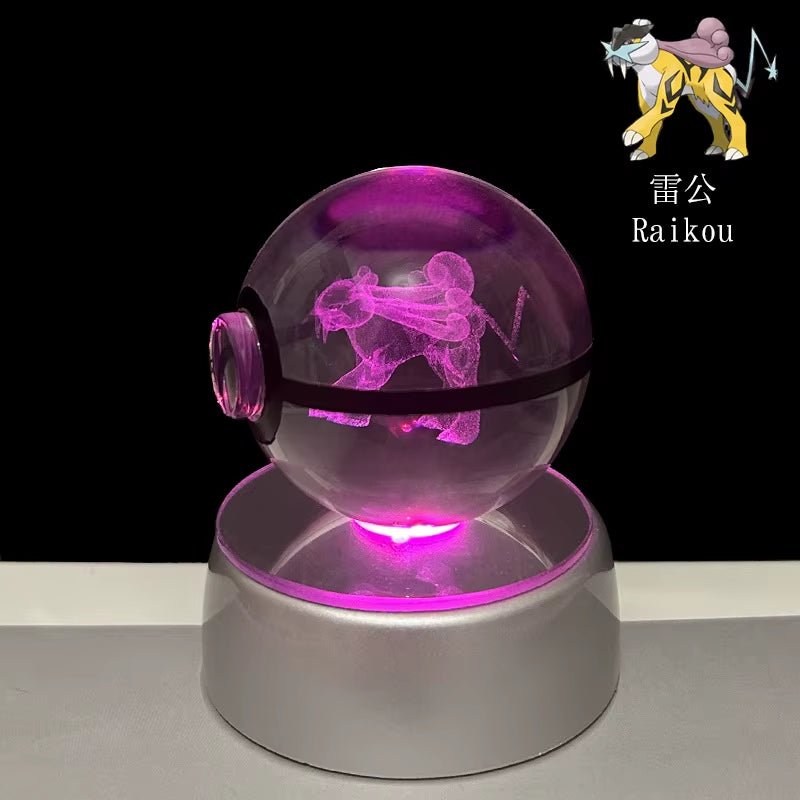 Anime Pokemon 3D Crystal Ball