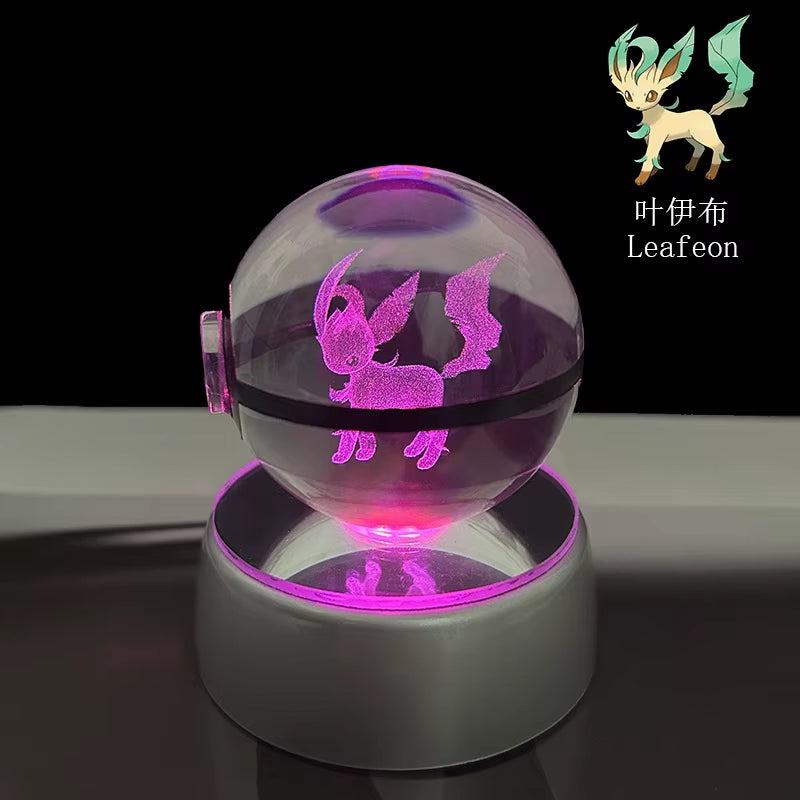Anime Pokemon 3D Crystal Ball