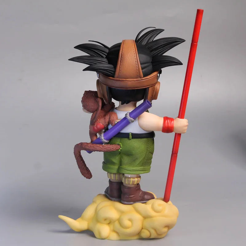Anime Dragon Ball Son Goku Figure with Monkey Kid