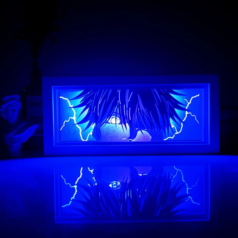 Remote Control Anime Paper Carving Box Light 