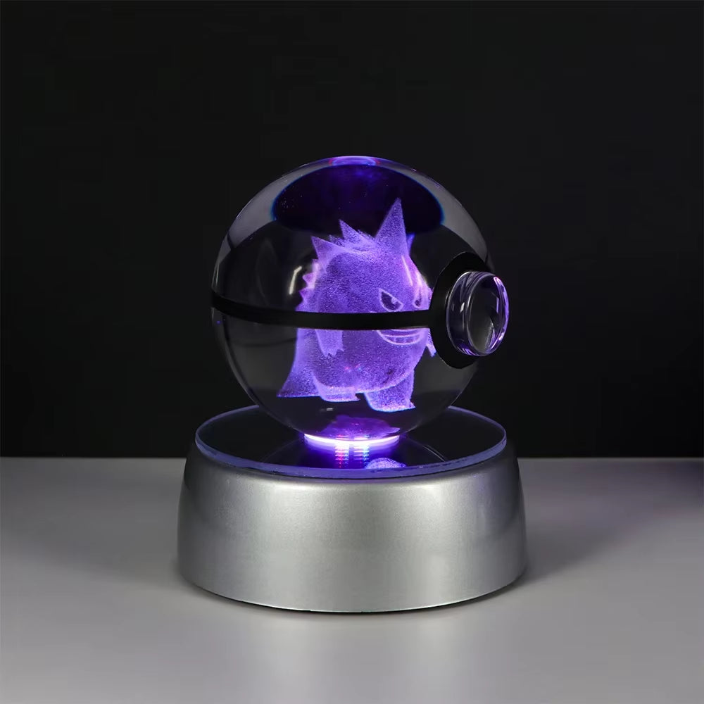 Anime Pokemon 3D Crystal Ball