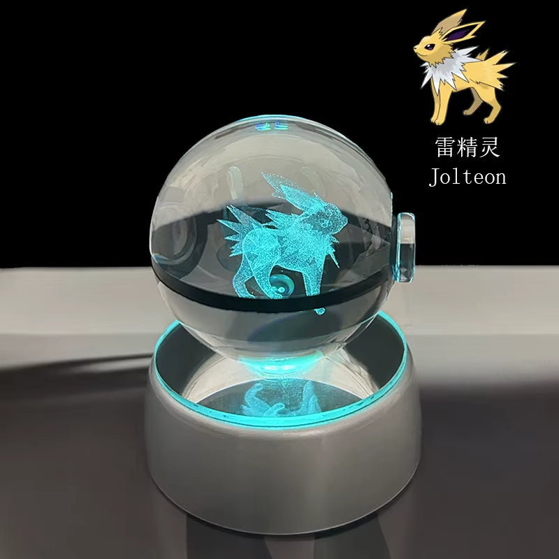 Anime Pokemon 3D Crystal Ball
