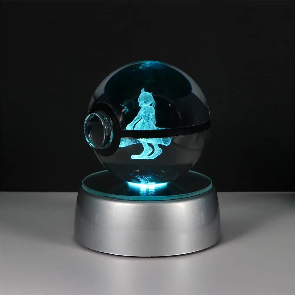 Anime Pokemon 3D Crystal Ball
