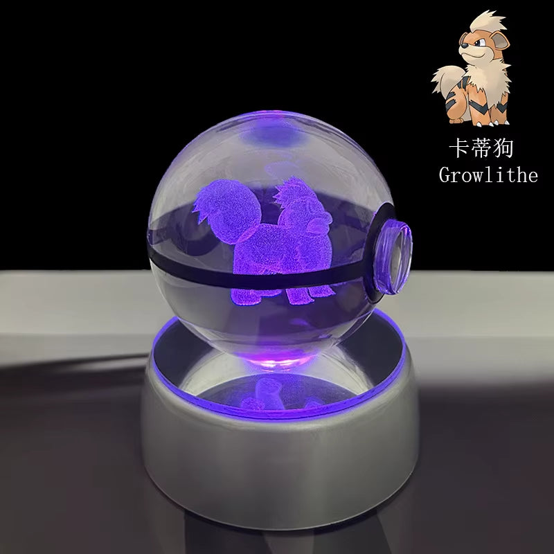 Anime Pokemon 3D Crystal Ball