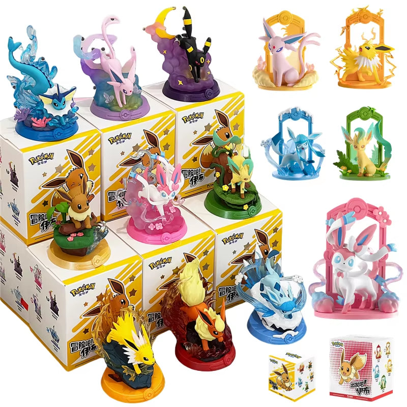 9 Style Pokemon Figures