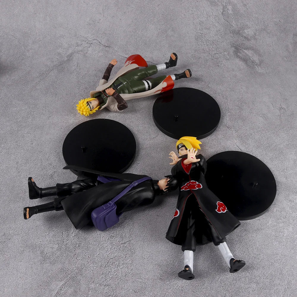 Anime Naruto Sasuke Gaara Action Figure 