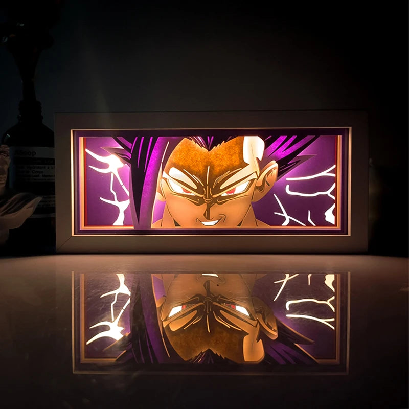 Remote Control Anime Paper Carving Box Light 