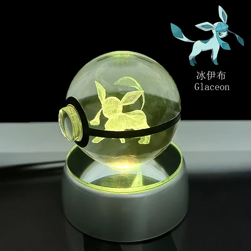 Anime Pokemon 3D Crystal Ball