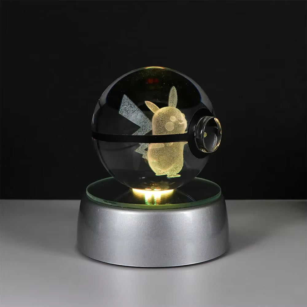 Anime Pokemon 3D Crystal Ball