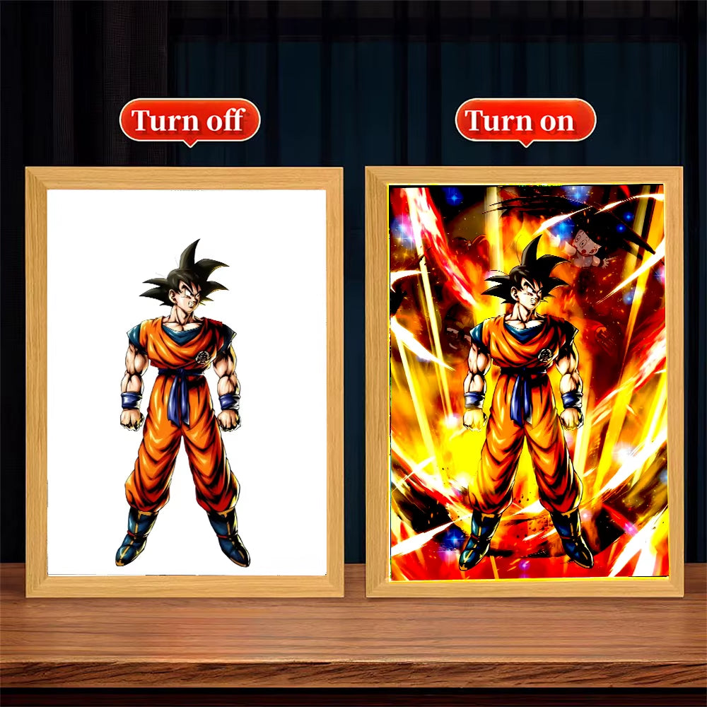 Anime Dragon Ball Z Light Painting