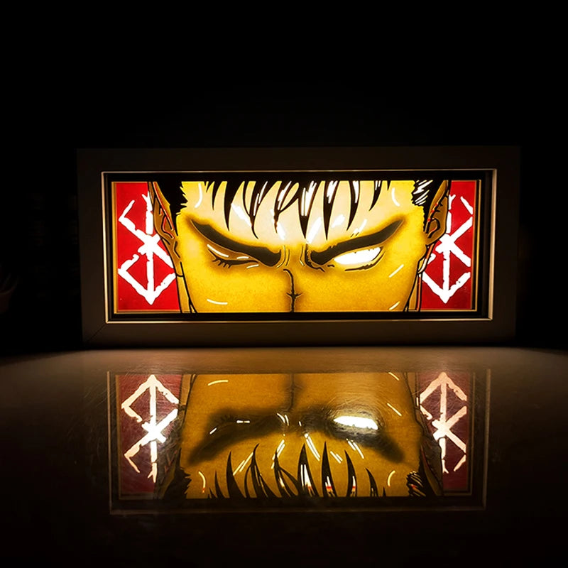 Remote Control Anime Paper Carving Box Light 