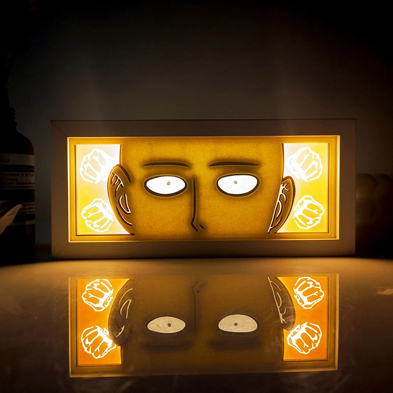 Remote Control Anime Paper Carving Box Light 
