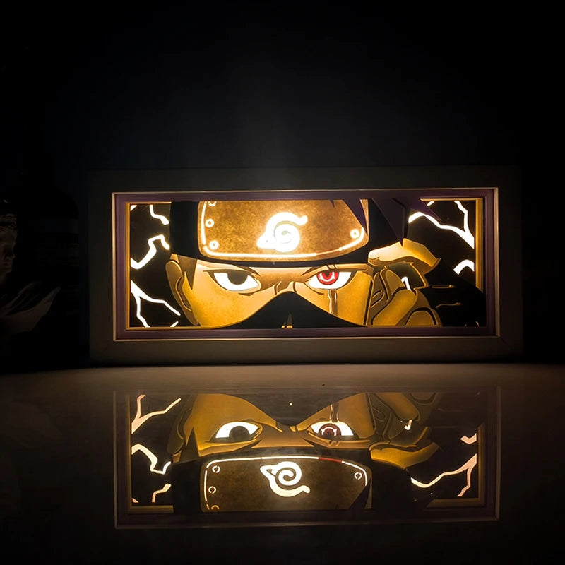 Remote Control Anime Paper Carving Box Light 