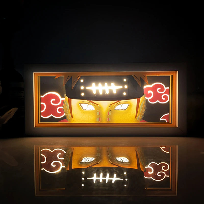 Remote Control Anime Paper Carving Box Light 