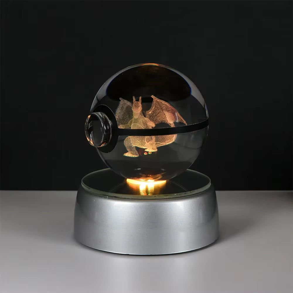 Anime Pokemon 3D Crystal Ball