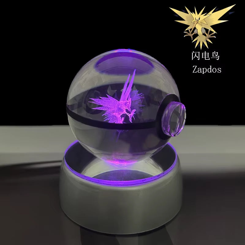Anime Pokemon 3D Crystal Ball